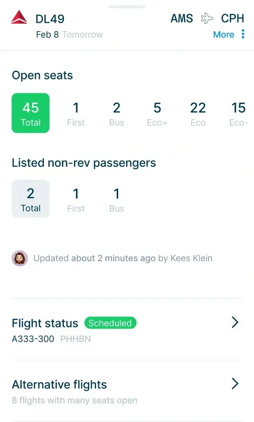 Flight sheet